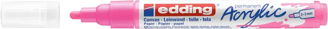 Acrylmarker edding e-5100 medium neon roze-1