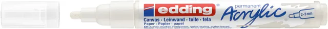 Acrylmarker edding e-5100 medium verkeerswit-1