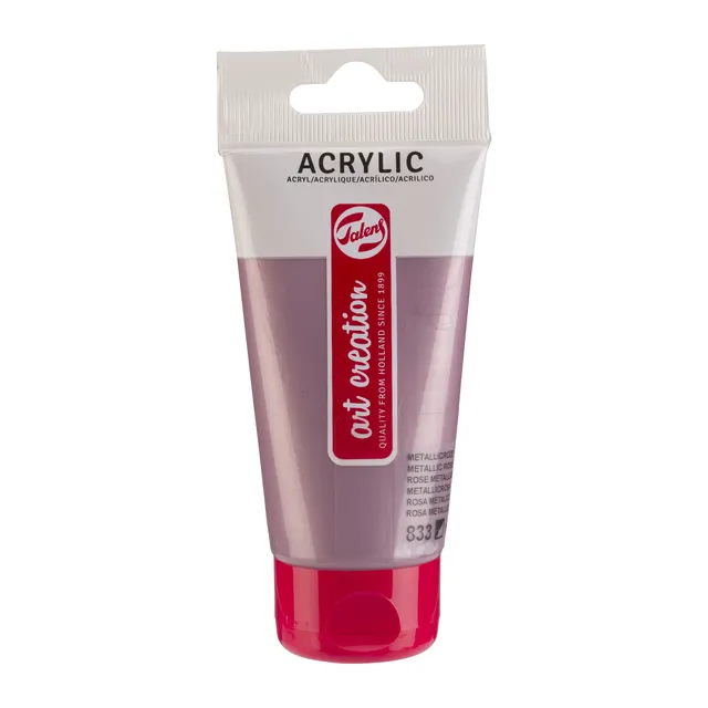 Acrylverf Talens Art Creation 833 metallicroze tube à 75ml-1