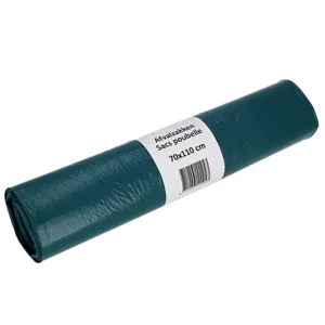Afvalzak Cleaninq 70x110cm LDPE recycled T50 120L blauw rol à 20 stuks-1