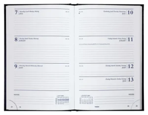 Agenda 2025 Brepols Saturnus Lima 7dagen/2pagina's blauw-2