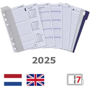 Agendavulling 2025 Kalpa Personal jaardoos 7dagen/2pagina's-1