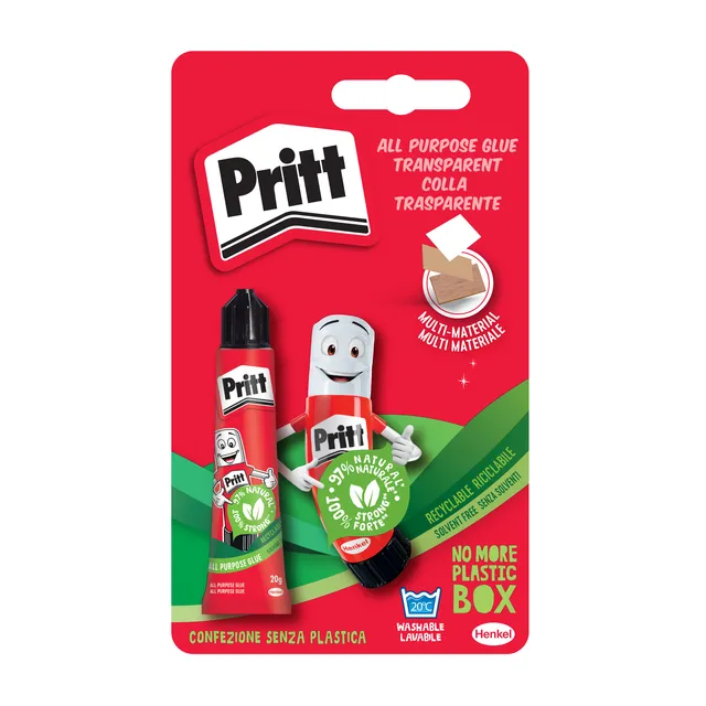 Alleslijm Pritt tube 20gram op blister-1