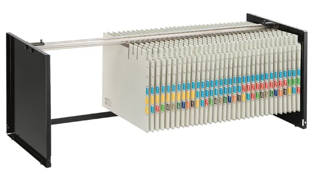 Archief-unit Jalema 1050mm tbv laterale hangmappen zwart-1