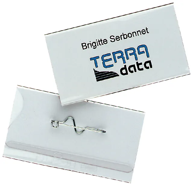 Badge Durable 8008 met speld 40x75mm-1