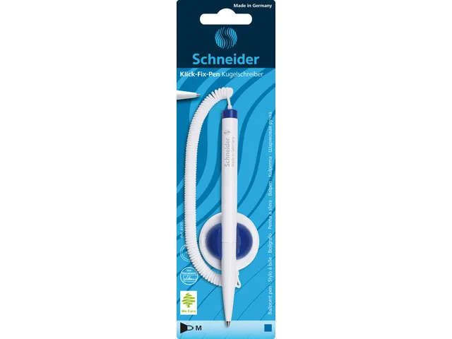 Baliebalpen Schneider klick-fix medium blauw blister à 1 stuk-1