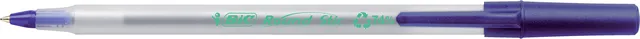 Balpen Bic ecolutions round stic medium blauw-1