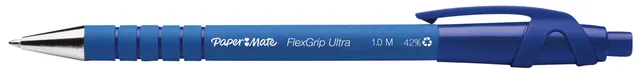 Balpen Paper Mate Flexgrip Ultra medium blauw valuepack 30+6 gratis-1