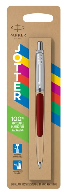 Balpen Parker Jotter Original red CT medium blister à 1 stuk-1