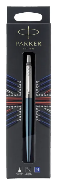 Balpen Parker Jotter Waterloo blue CT medium blister à 1 stuk-1