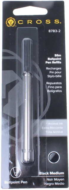 Balpenvulling Cross slim click M zwart-1