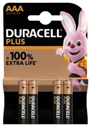 Batterij Duracell Plus 4xAAA-1