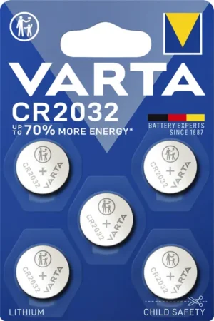 Batterij Varta knoopcel CR2032 lithium blister à 5stuk-1
