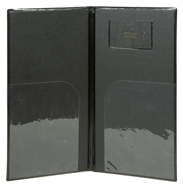 Betaalmap Securit ruimte voor geld en betaalpas zwart-1