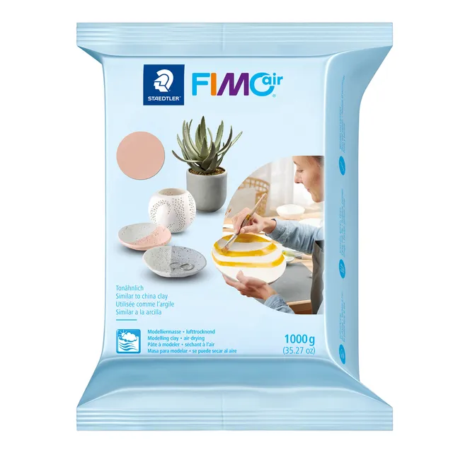Boetseerklei Fimo Air 1000gram perzik-1