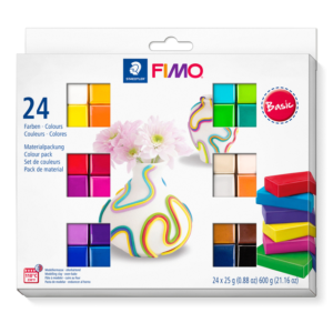 Boetseerklei Fimo soft set colour pack 24 kleuren-1