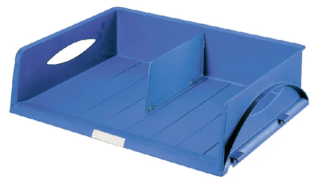 Brievenbak Leitz Sorty Jumbo A3 dwars blauw-1