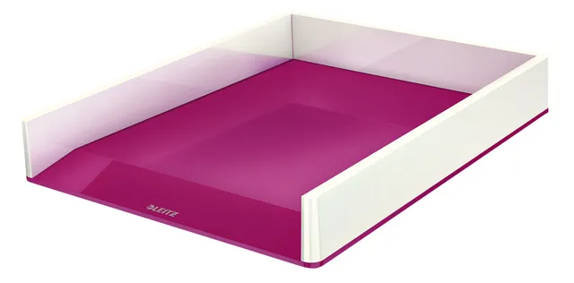 Brievenbak Leitz WOW wit/roze-1