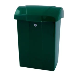 Brievenbus Vepa Bins met klep kunststof groen-1