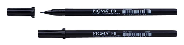 Brushpen Sakura Pigma fijn zwart-1