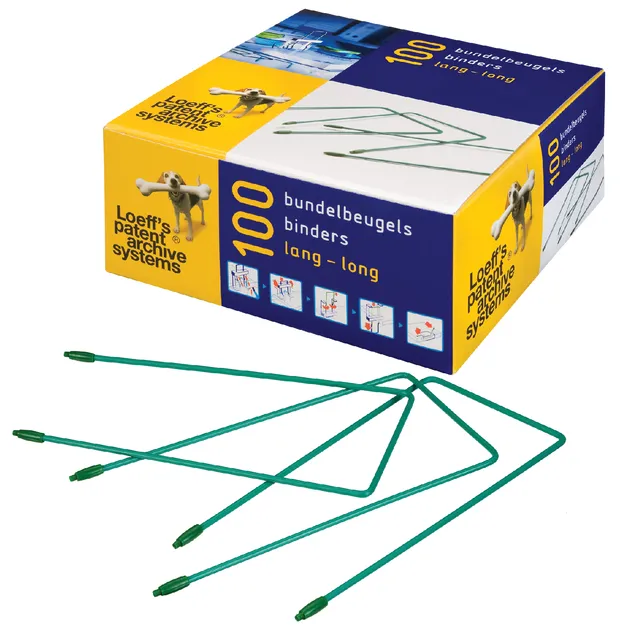 Bundelbeugel Loeff 1224 extra lang 150mm 100 stuks-1