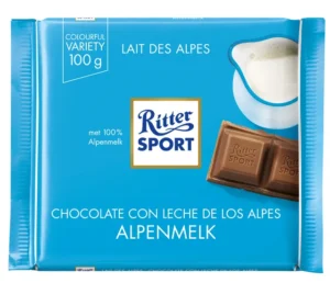 Chocolade Ritter Sport alpenmelk 100gr-1