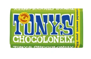 Chocolade Tony's Chocolonely puur amandel zeezout reep 180gr-1