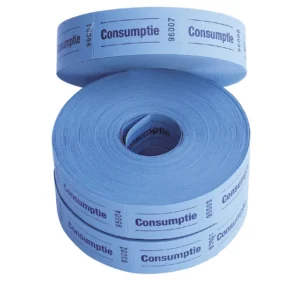 Consumptiebon Combicraft 57x30mm 2-zijdig 2x1000 stuks blauw-1