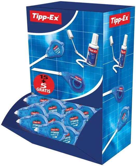 Correctieroller Tipp-ex easy refill ecolutions 5mmx14m doos à 15+5 gratis-1