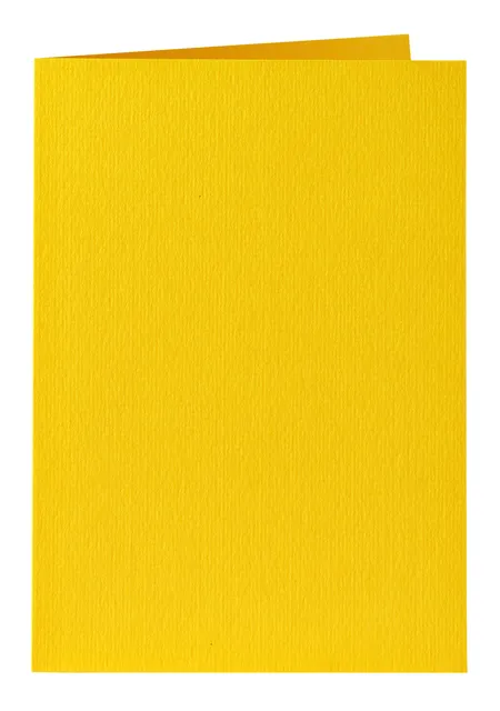 Correspondentiekaart Papicolor dubbel 105x148mm dottergeel pak à 6 stuks-1