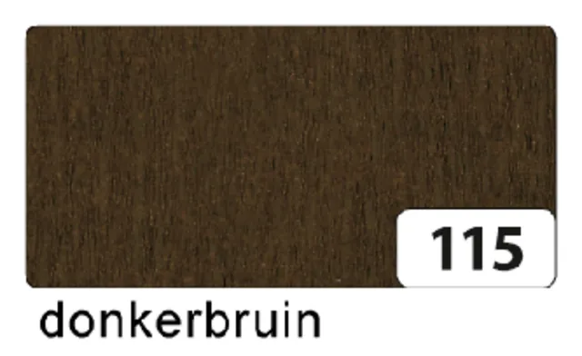 Crêpepapier Folia 250x50cm nr115 donkerbruin-1