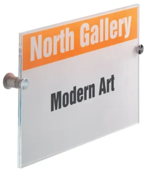 Deurbordje Durable crystal sign 4825 210x297mm-1