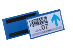 Documenthoes Durable magnetisch 150x67mm blauw 50 stuks-1