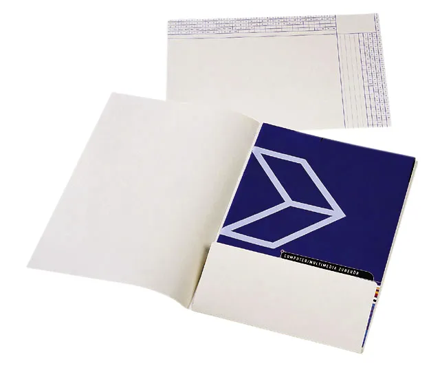 Dossiermap Djois A4 1 klep 180gr ivoor-1