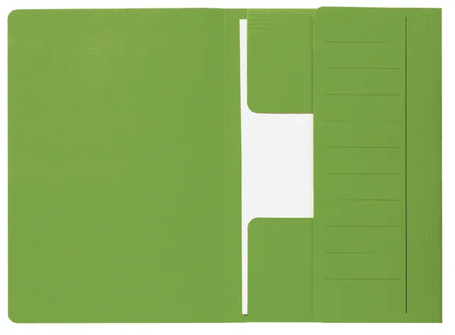 Dossiermap Djois Secolor Mammoet folio 3 kleppen 250gr recycled groen 50 stuks-1
