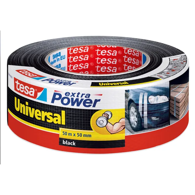 Duct tape tesa® extra Power Universal 50mx50mm zwart-1