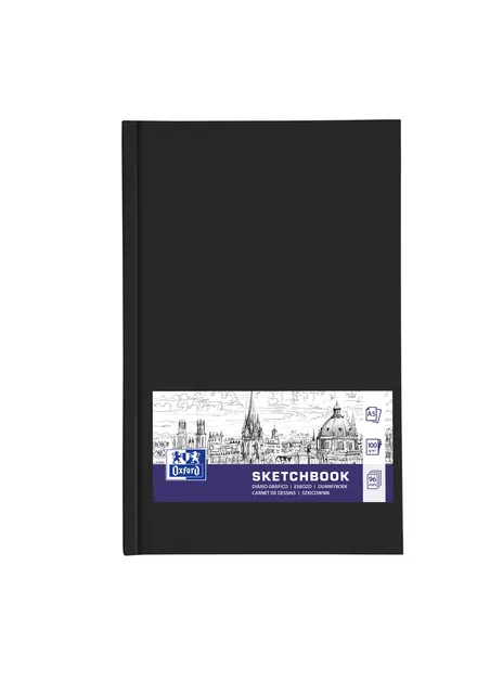 Dummyboek Oxford A5 96 vel 100 gram zwart-1