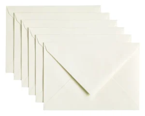 Envelop Papicolor C6 114x162mm anjerwit pak à 6 stuks-1