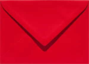 Envelop Papicolor EA5 156x220mm rood pak à 6 stuks-1