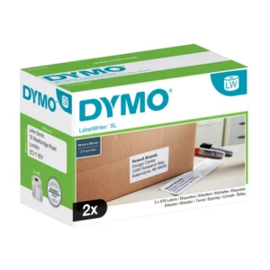 Etiket Dymo LabelWriter 5XL verzendlabel 59x102mm 2 rollen á 575 stuks wit-1