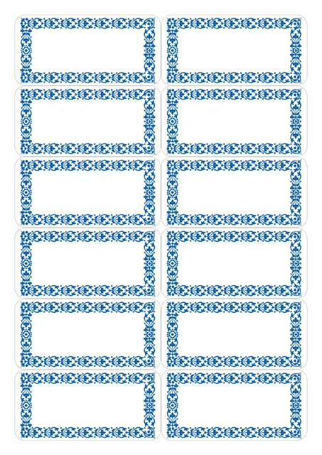 Etiket HERMA 3742 keuken blauw-1