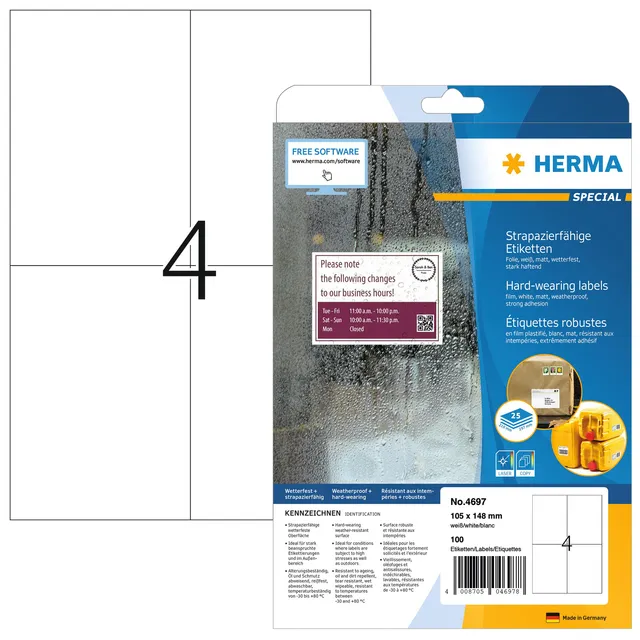 Etiket HERMA 4697 105x148mm weerbestendig wit 100stuks-1
