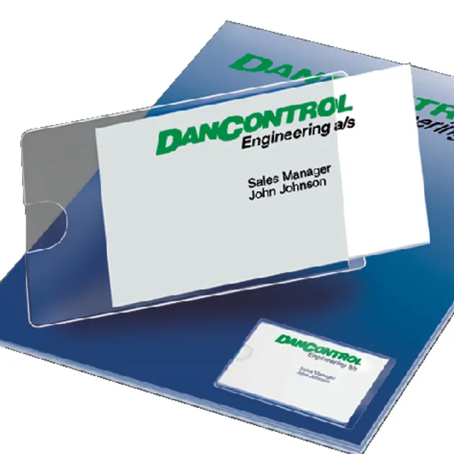 Etikethouder Djois 46x75mm zelfklevend transparant 6 stuks-1