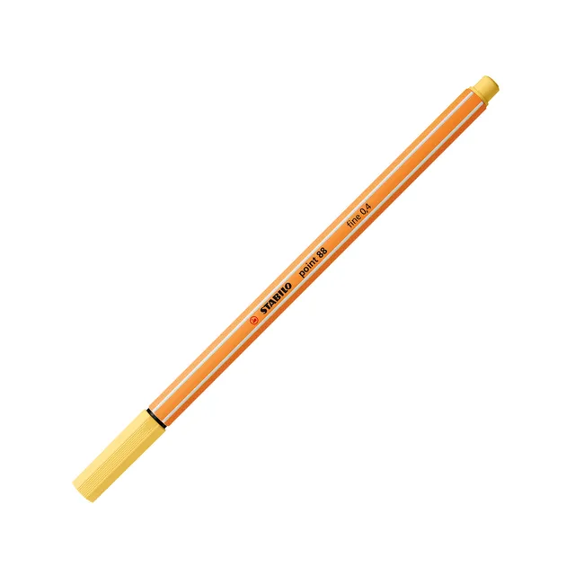 Fineliner STABILO point 88/23 fijn lichtgeel-1