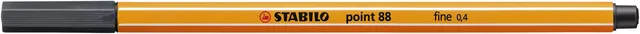 Fineliner STABILO point 88/97 fijn diepkoud grijs-1