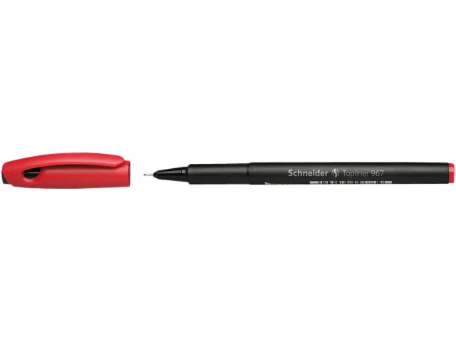 Fineliner Schneider 967 0.4mm rood-1