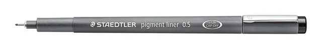 Fineliner Staedtler Pigment 308 zwart 0.5mm-1