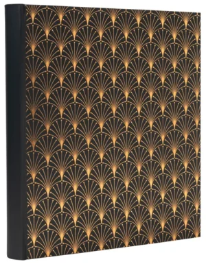 Fotoalbum Exacompta 29x32cm 60 zwarte pagina's Néo Déco zwart-1