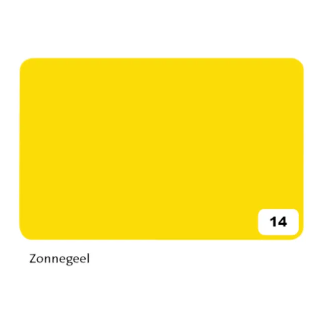 Fotokarton Folia 2-zijdig 50x70cm 300gr nr14 zonnegeel-1