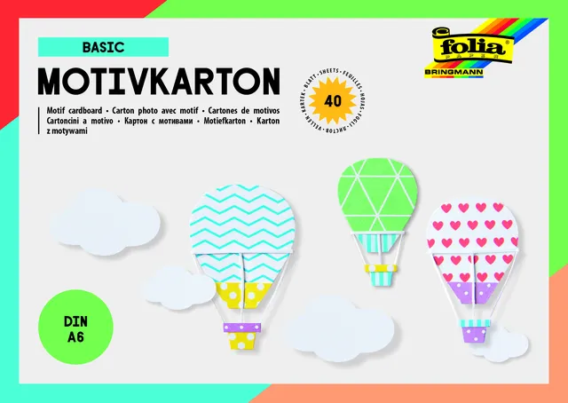 Fotokarton Folia 2-zijdig A6 40 vel 20 designs-1